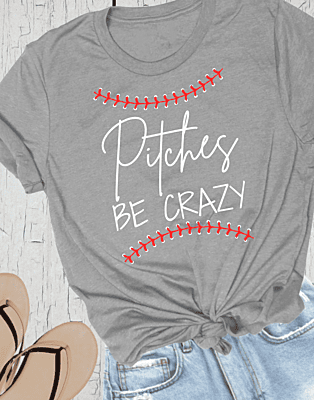 white Pitches be crazy T