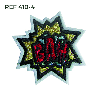 Aplique al Calor referencia 410-4 / 410-5 y 410-6 Paquete x 25 unidades