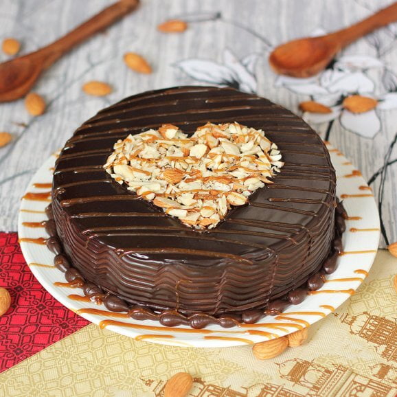 Choco-Almond Delight Cake Choco-Almond Delight Cake