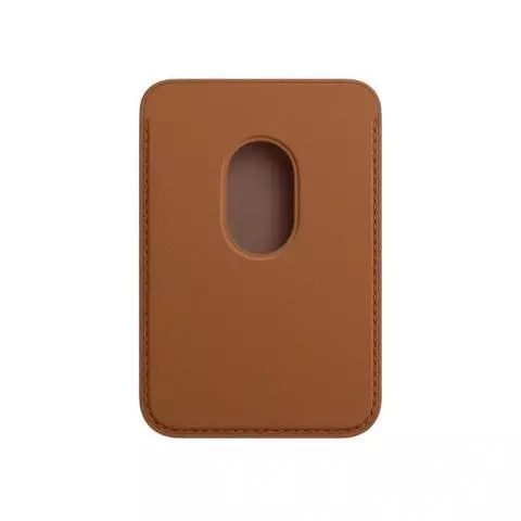 APPLE LEATHER WALLET WITH MAGSAFE SADDLE BROWN