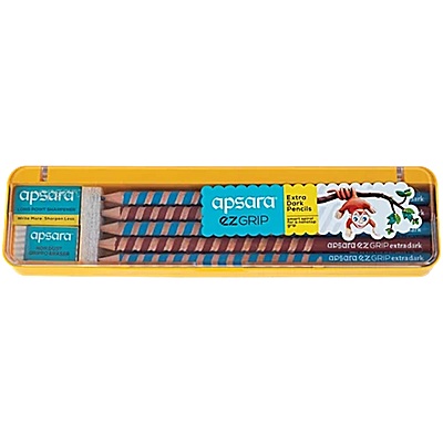 Apsara EZ Grip Extra Dark Pencils - Pack of 10