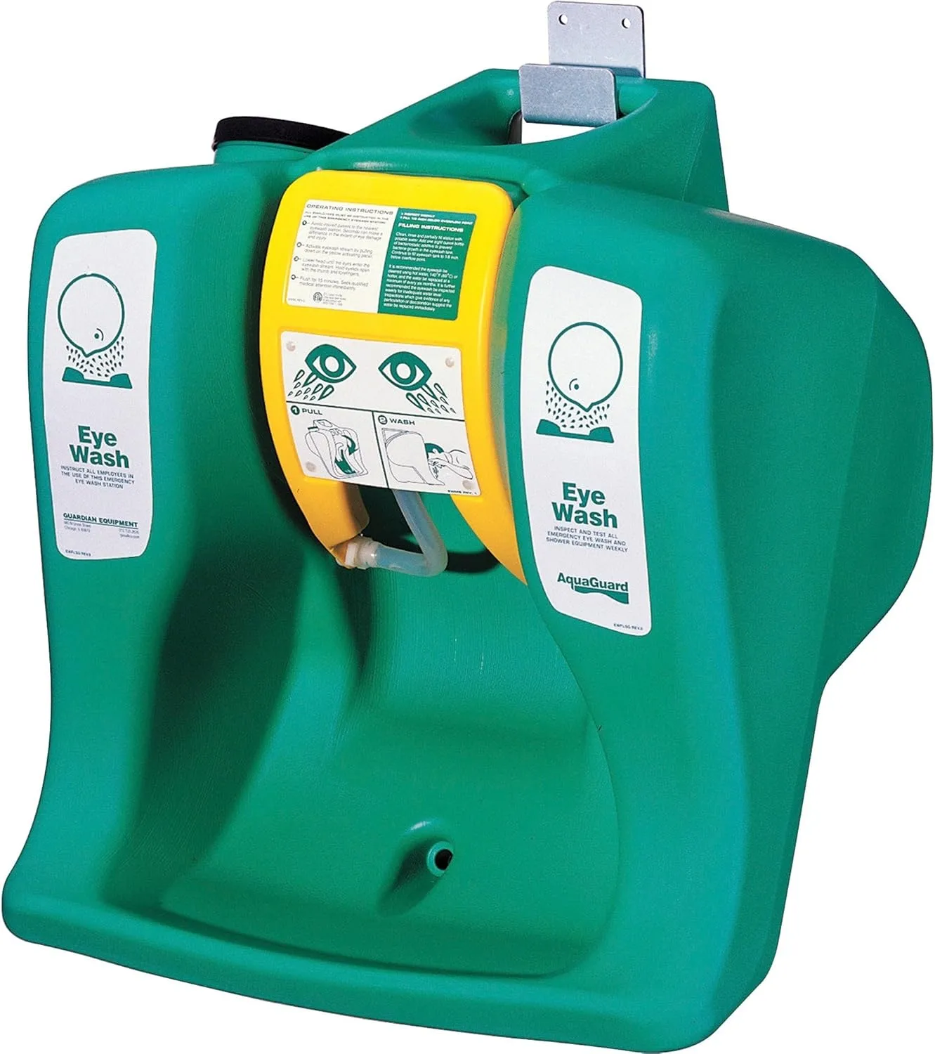AquaGuard Gravity-Flow Portable Eyewash, 16gal