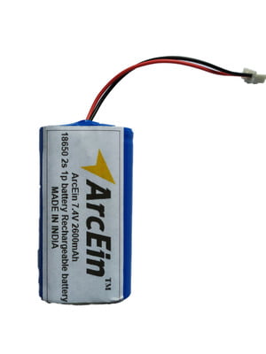 ArcEin 18650 7.4V 2600 mAh 2s1p Rechargeable Li-ion Battery (Pack of 1) ArcEin 18650 7.4V 2600 mAh 2s1p Rechargeable Li-ion Battery (Pack of 1)