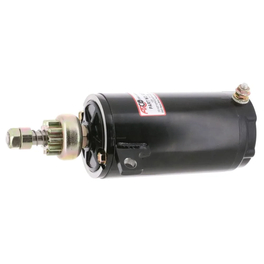 Arco 5372 Outboard Starter for BRP-OMC 85-140 HP V4, Small 10-Tooth Drive Gear