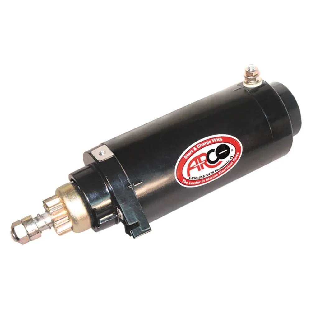 Arco 5375 Outboard Starter for Mercury/Mariner 50-90 HP/65 Jet, 10-Tooth Drive Gear