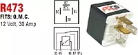 ARCO Marine R473 Relay for Johnson/Evinrude BRP-OMC - 12V 30A