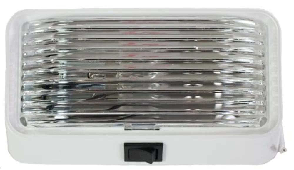 Arcon 20673 Bright White LED Porch Light with Clear Lens