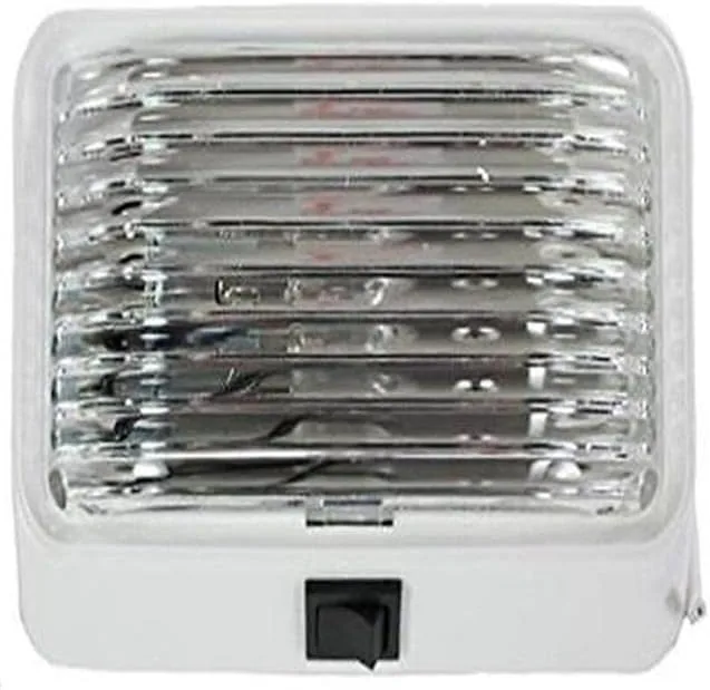 Arcon 20673 Bright White LED Porch Light with Clear Lens