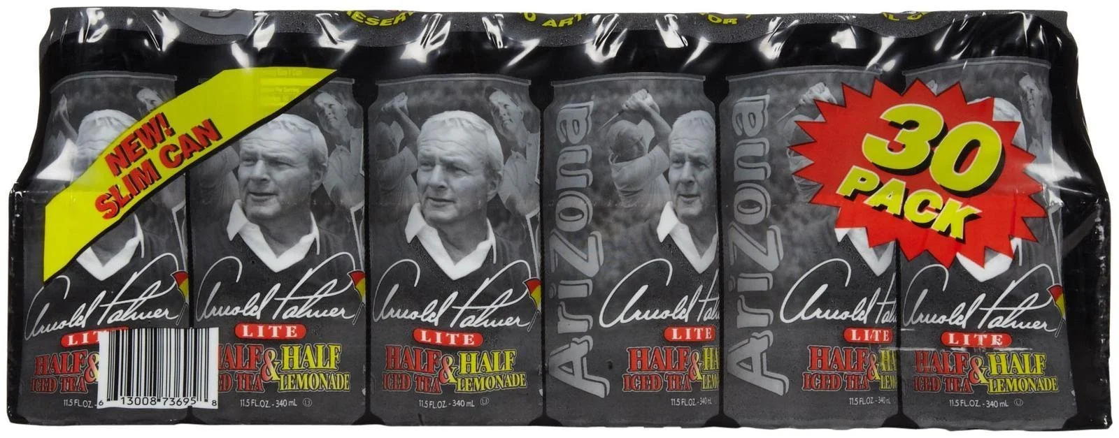 Arizona Arnold Palmer Half & Half, 11.5 Oz, Pack Of 30 Cans