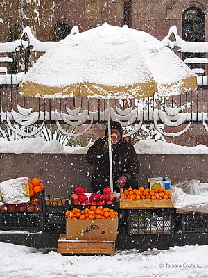 Armenia Market Notecards