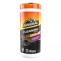 Armor All Car Interior Cleaner Wipes, Orange Scent, 25 Count