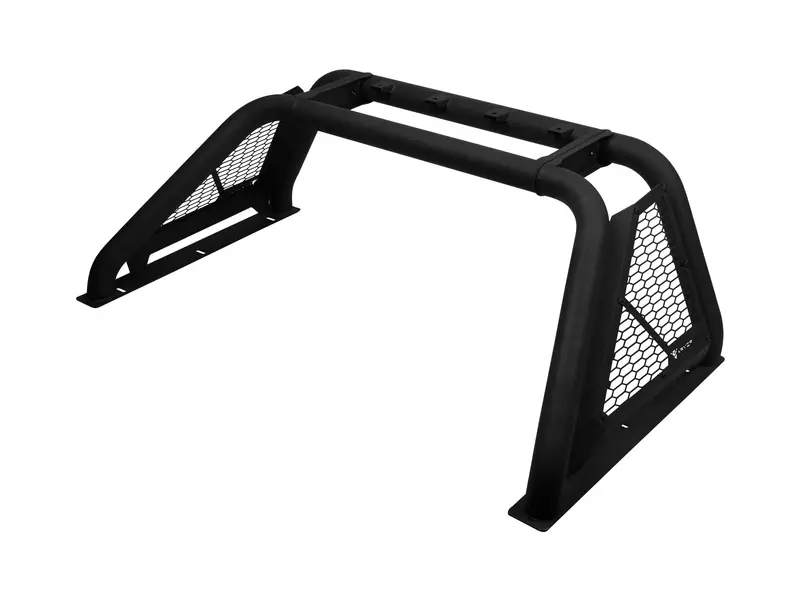 Armordillo USA 8707791 CR-B Honeycomb Mesh Steel Chase Rack - Textured Black Fits Full Size Pickup Truck