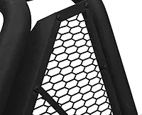 Armordillo USA 8707807 CR-B Honeycomb Mesh Steel Chase Rack - Textured Black Fits Mid Size Pickup Truck, Mid Size Pickup Trucks