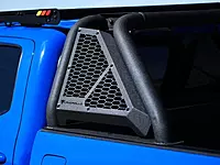 Armordillo USA 8707807 CR-B Honeycomb Mesh Steel Chase Rack - Textured Black Fits Mid Size Pickup Truck, Mid Size Pickup Trucks