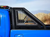 Armordillo USA 8707807 CR-B Honeycomb Mesh Steel Chase Rack - Textured Black Fits Mid Size Pickup Truck, Mid Size Pickup Trucks