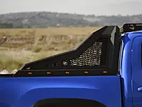 Armordillo USA 8707777 CR-Z Modular Adjustable Chase Rack with LED & Amber Marker Lights - Textured Black
