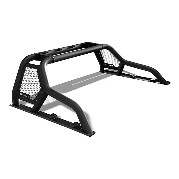 ARMORDILLO CR1 Roll Bar Chase Rack for Mid-Size Trucks - Matte Black