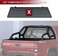 ARMORDILLO CR1 Roll Bar Chase Rack for Mid-Size Trucks - Matte Black