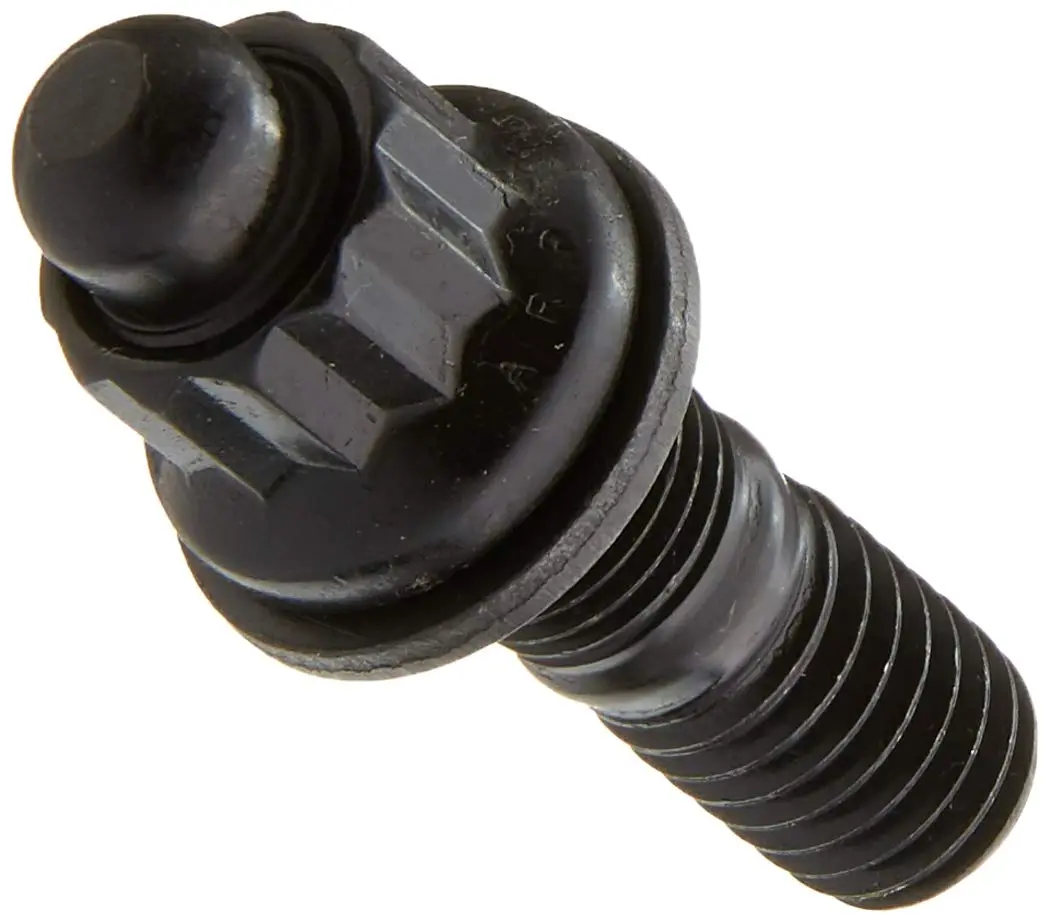 ARP 1001402 Header Studs With 12-Point Nuts, Chrome Moly Steel With Black Oxide Finish, Set Of 12, For Select Chevrolet Small Block Engines