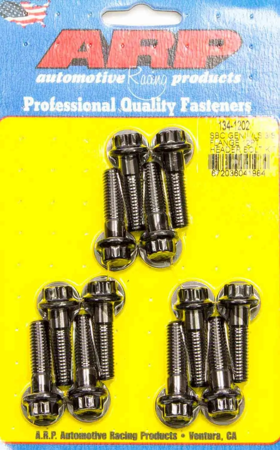 ARP 134-1202 Chromoly Header Bolt Kit, Chevrolet Gen III/LS, 3/8 inch