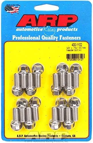 ARP 4001102 Head Stud & Bolt Set - 16-Piece Stainless Steel