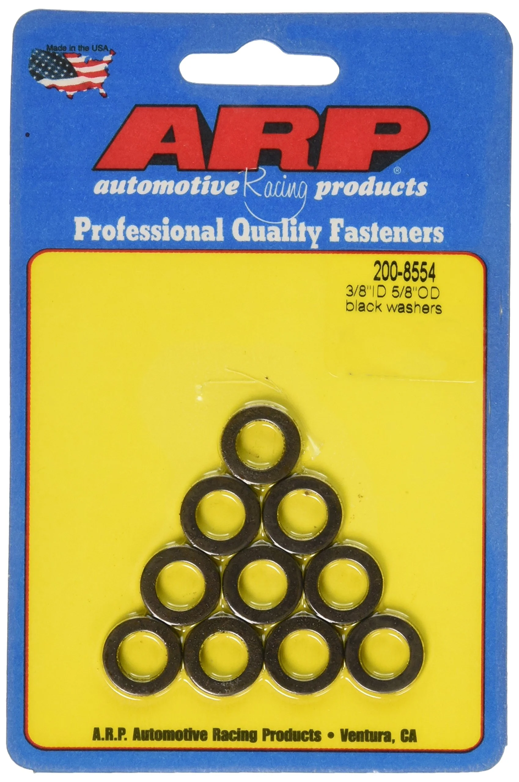 ARP 200-8554 10-Pack Special Purpose Washers, 3/8" ID 5/8" OD .120" Thick