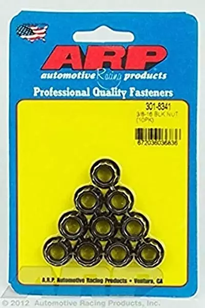 ARP 301-8341 3/8"-16 12-Point Nut - 10 Piece