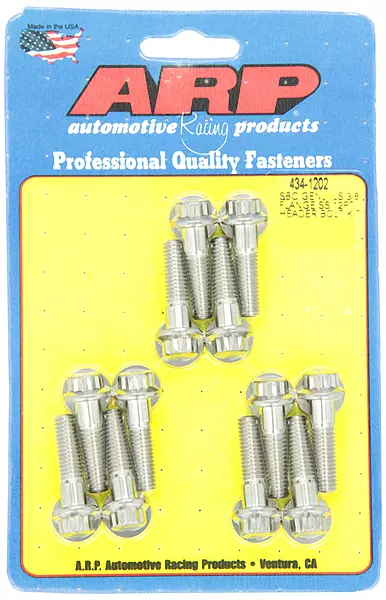 ARP (434-1202) Chevy SBC/GenIII LS 3/8in Flange SS 12pt Header Bolt Kit