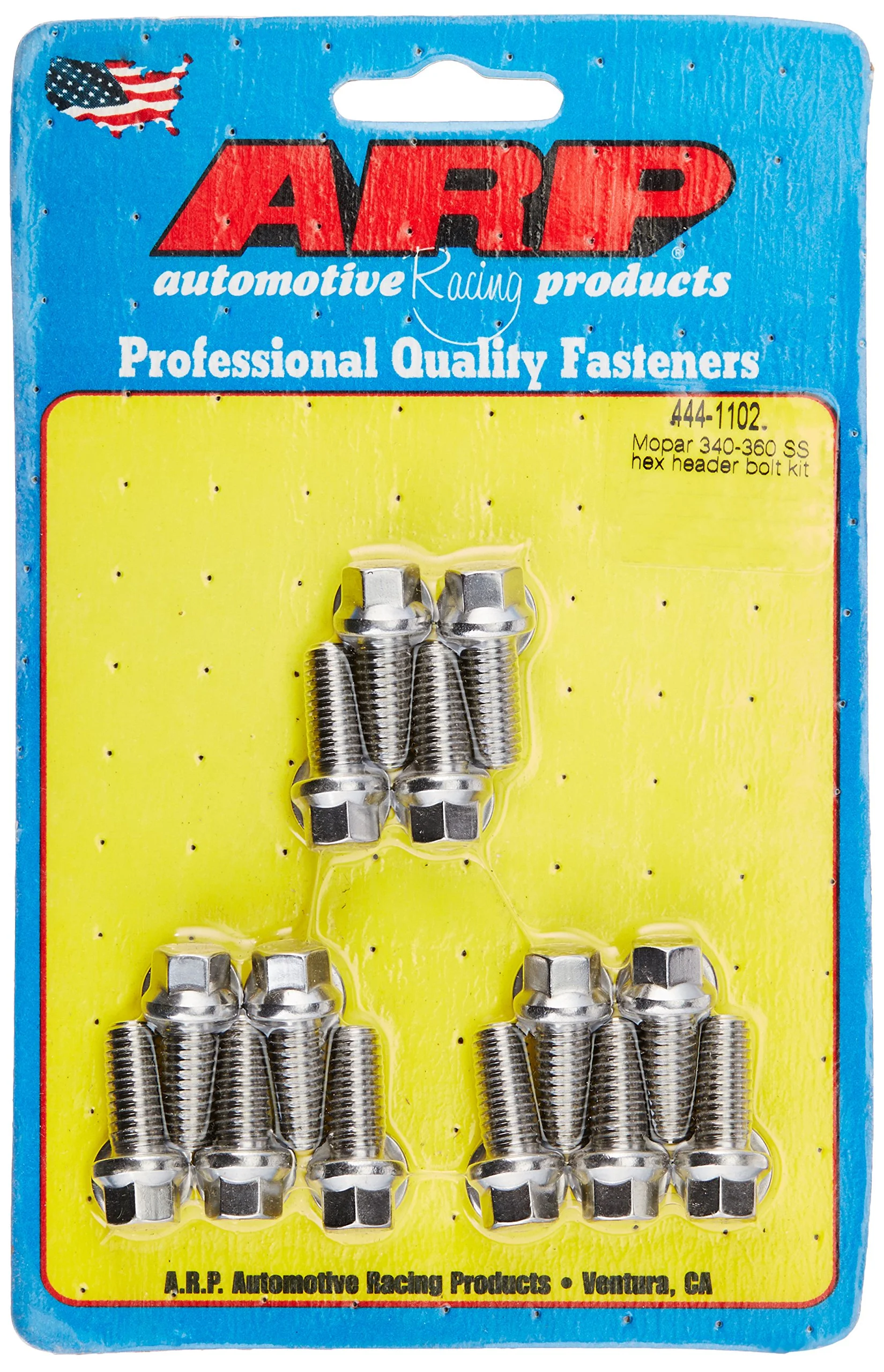 ARP 444-1102 4441102 Stainless 300 Hex Header Bolt Kit - Pack of 14