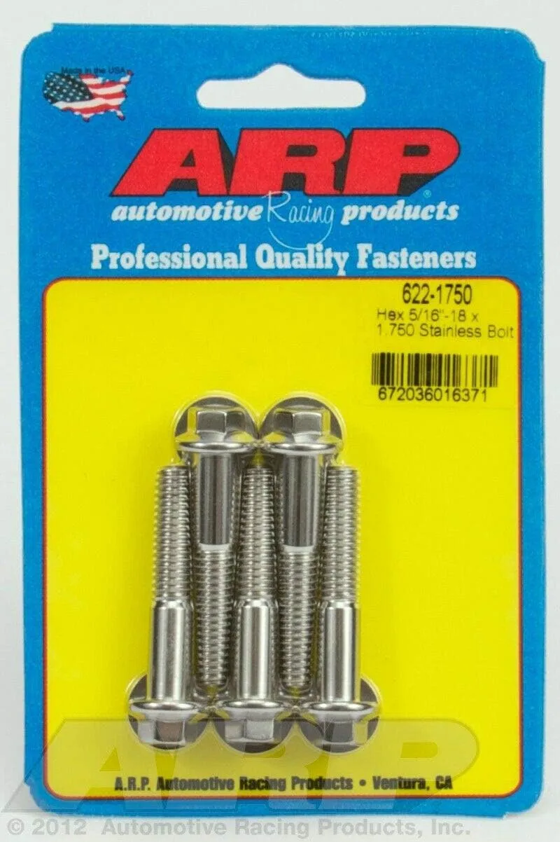 5/16-18 x 1.750 Hex SS Bolt