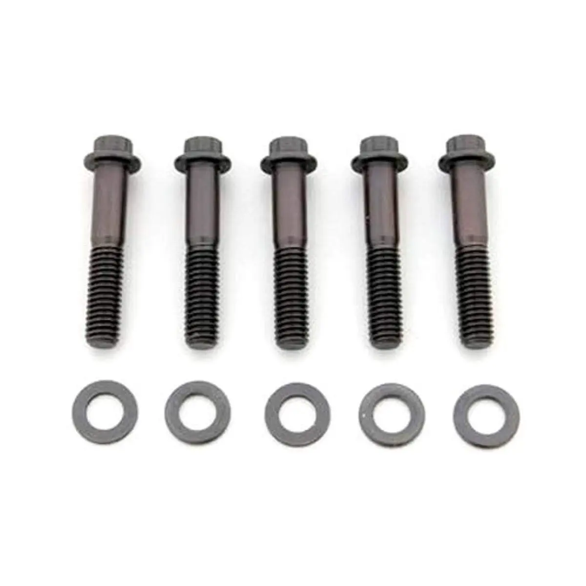 ARP 642-2000 Black Oxide 3/8-16" RH Thread 2.000" UHL 12-Point Bolt with 3/8" Socket and Washer (Set of 5)