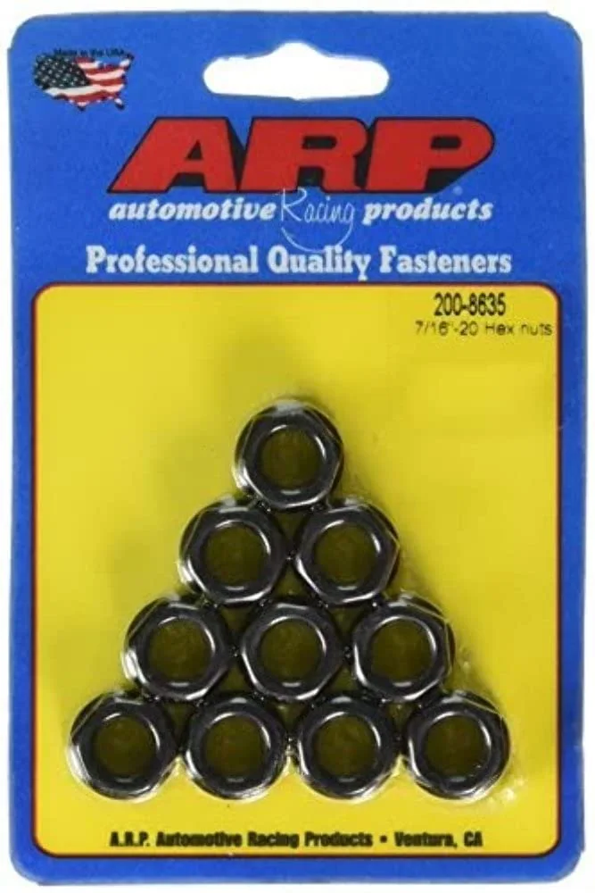 ARP 200-8635 7/16-20 Hex Nut Kit (10-Pack)