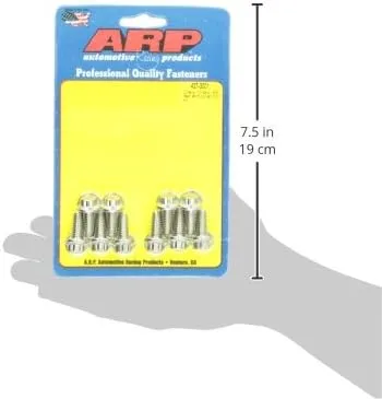 ARP 4373001 Stainless Steel Bolt Kit For Rear End Cover On Select GM 10-Bolt Applications
