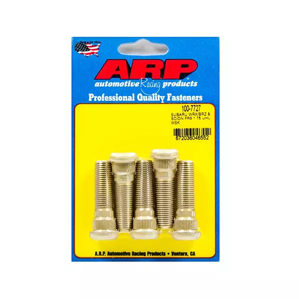 ARP Wheel Stud, M12 x 1.25, 1.75 in Long, Stainless Steel, Set of 5