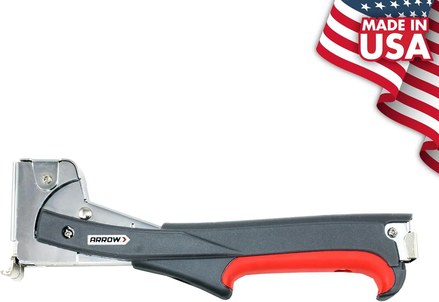 Arrow HTX50 Professional Heavy Duty Hammer Tacker, Manual Stapler for Construction and Insulation, Ergonomic Grip Handle