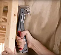 Arrow HTX50 Professional Heavy Duty Hammer Tacker, Manual Stapler for Construction and Insulation, Ergonomic Grip Handle