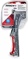 Arrow HTX50 Professional Heavy Duty Hammer Tacker, Manual Stapler for Construction and Insulation, Ergonomic Grip Handle