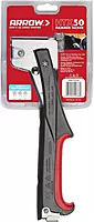 Arrow HTX50 Professional Heavy Duty Hammer Tacker, Manual Stapler for Construction and Insulation, Ergonomic Grip Handle