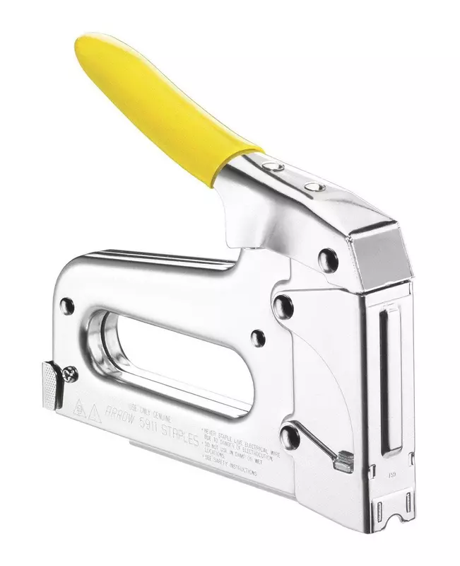 Arrow T59 Heavy Duty Staple Gun with Rear-Load Magazine for Voice and Data Cables and Wiring