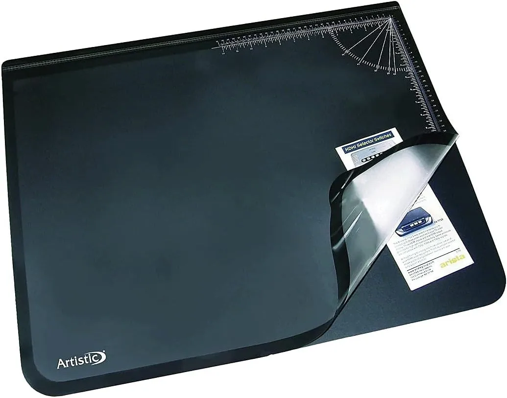 ARTISTIC Logo Pad Lift-Top Desktop Organizer Desk Mat