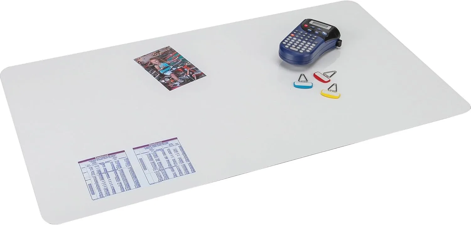 Artistic Krystal View Desk Pad, 24in L x 19in W, Clear