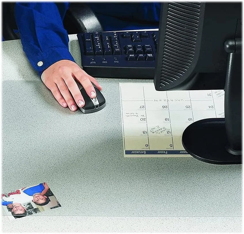 Artistic KrystalView Anti-Microbial Desk Pad, 22 x 17 in, Clear