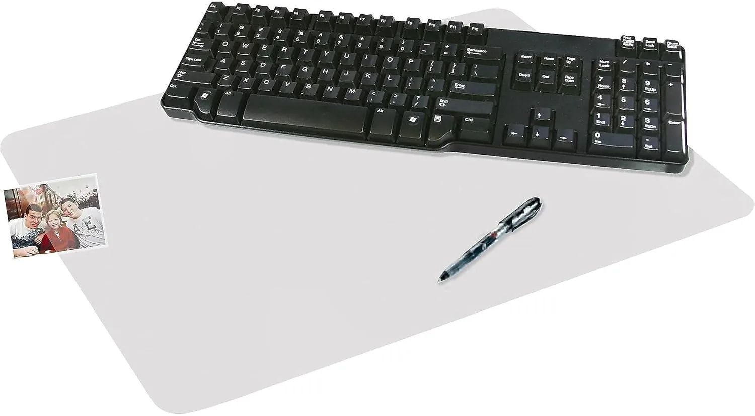 Artistic KrystalView Anti-Microbial Desk Pad, 22 x 17 in, Clear