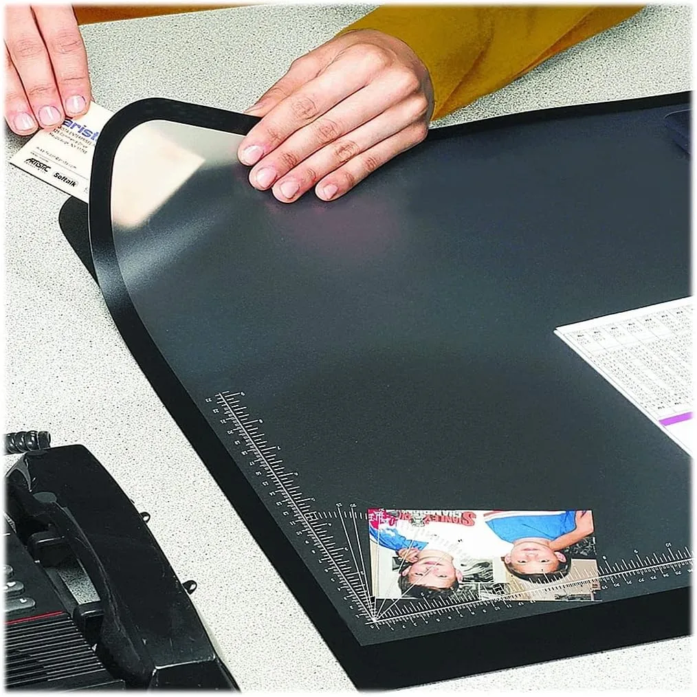 ARTISTIC Logo Pad Lift-Top Desktop Organizer Desk Mat