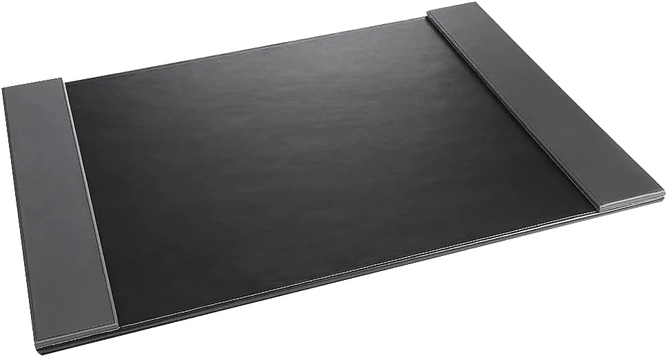 Artistic Monticello Executive Desk Pad - 24 x 19 in - Black/Gray