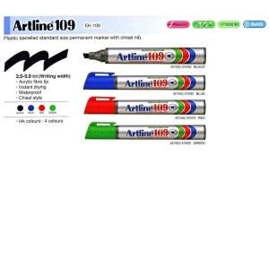 MARKER ARTLINE EK-109 CHISEL GREEN