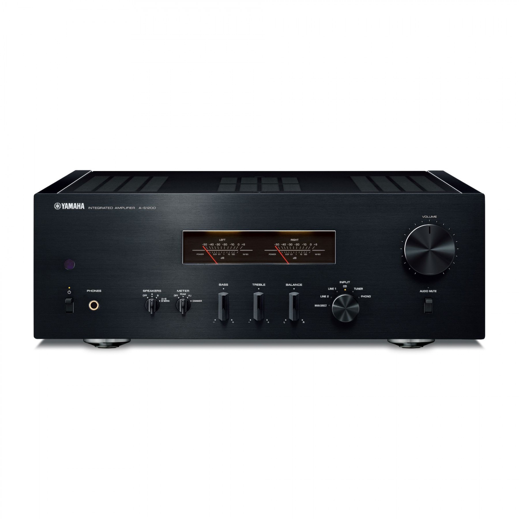 YAMAHA AS 1200 BLACK/PIANO BLACK AMPLIFIER