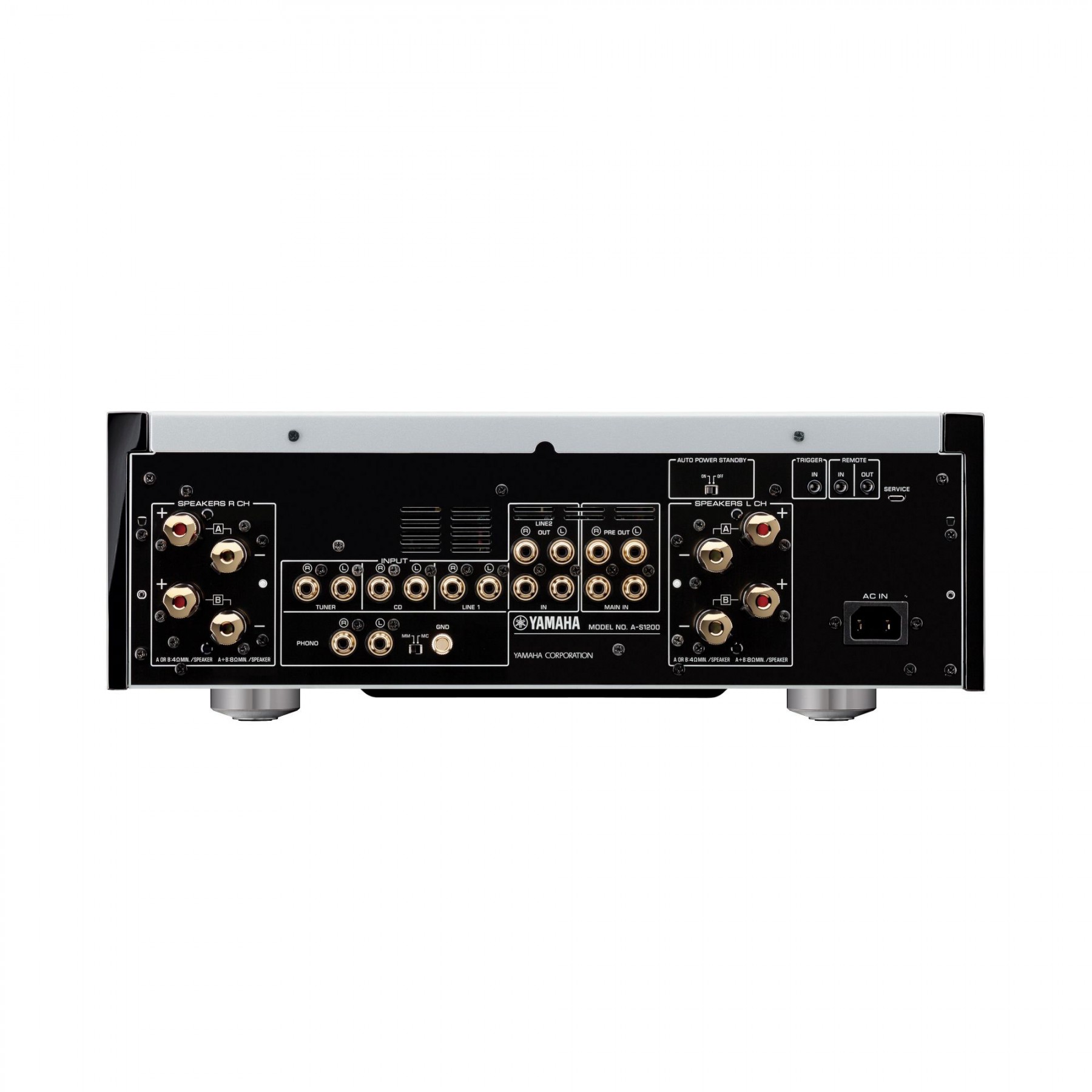 YAMAHA AS 1200 BLACK/PIANO BLACK AMPLIFIER