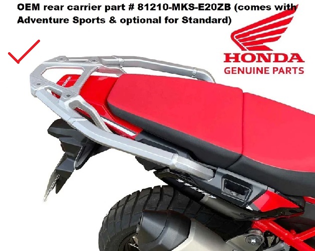 KAPPA HONDA PANNIER BRACKET KLO1178MK - CRF1100 L AFRICA TWIN / ADVENTURE SPORTS (20-22)