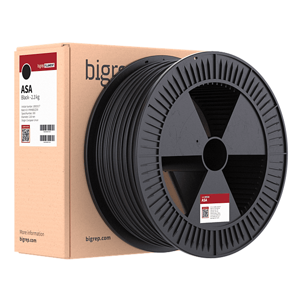 BigRep Material ASA Black 2.3kg 2.85mm BigRep Material ASA Black 2.3kg 2.85mm